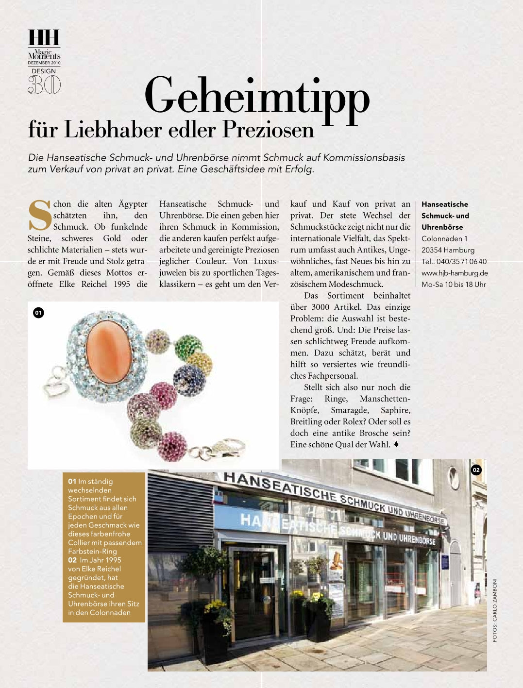 Magic Moments 2010 | Geheimtipp für Liebhaber edler Preziosen